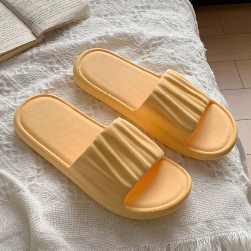 6color simple wave room shoes