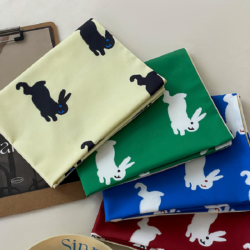 18design vivid color rabbit pillow sheets
