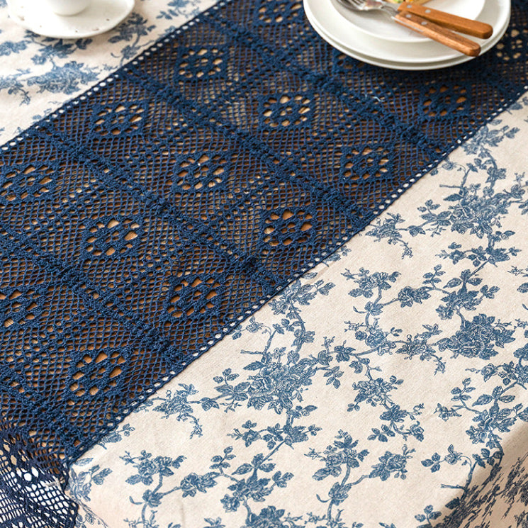 4design country flower table cloth