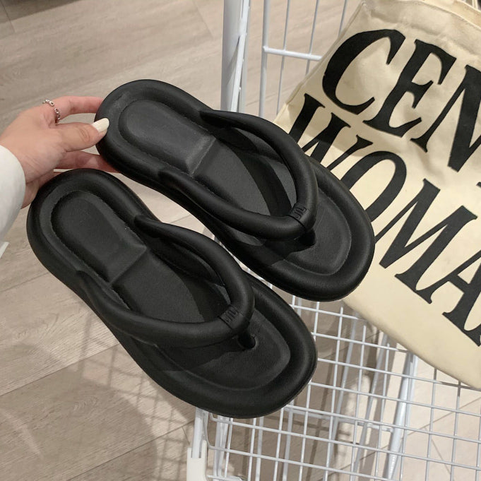 5color simple casual rubber roomshoes