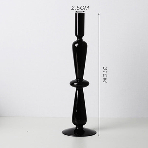 5design black candlestick