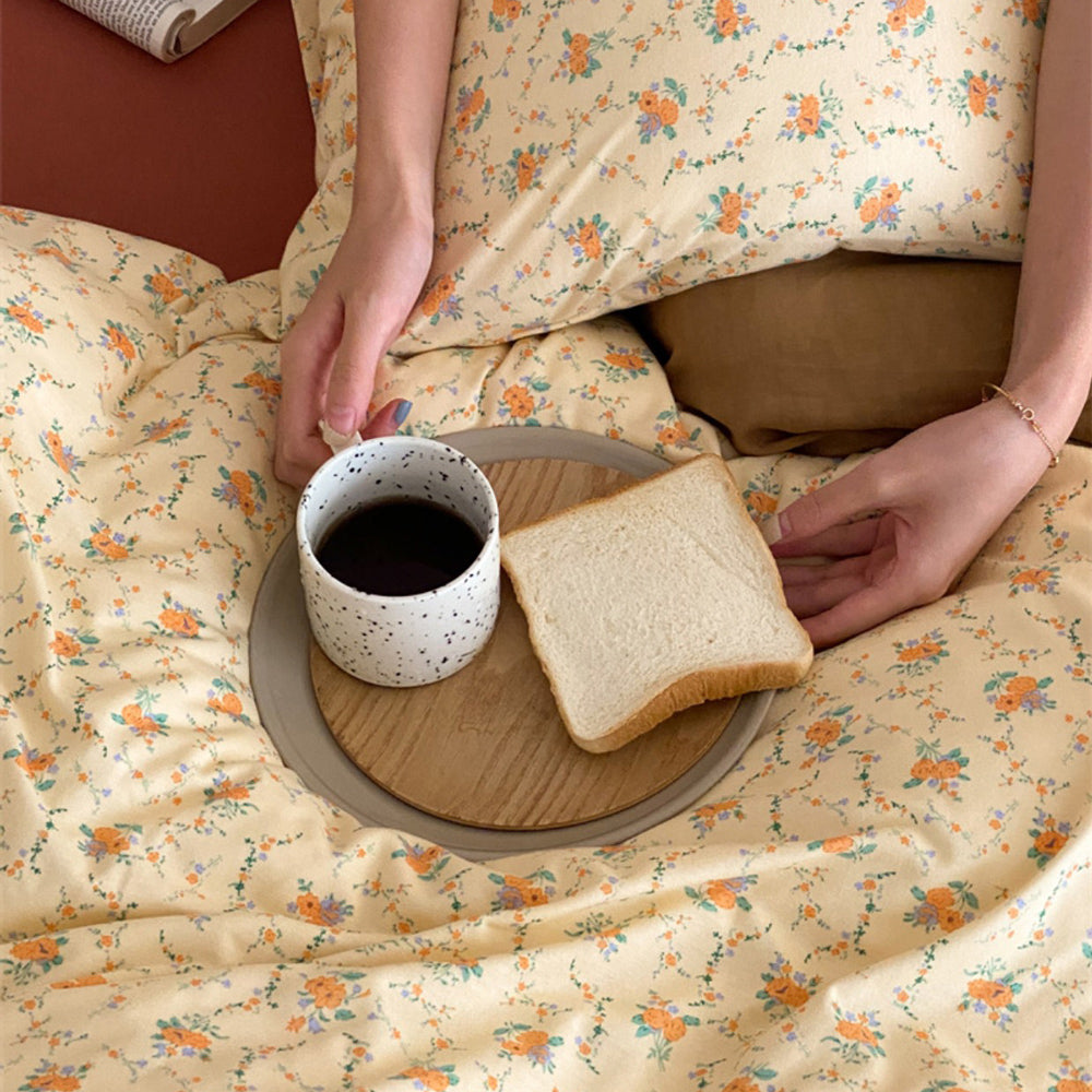 4design natural print bedlinen set
