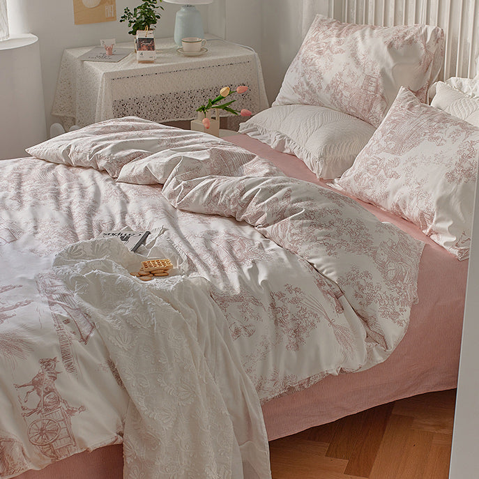 7design retro sketch bedlinen set