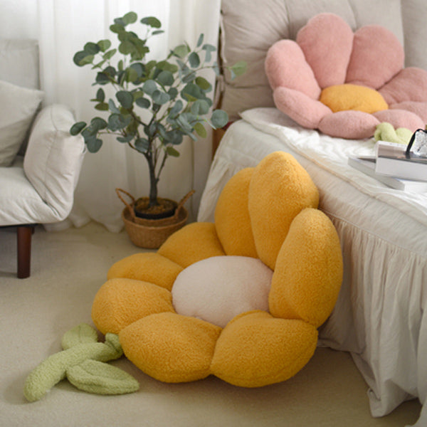 2design 5color big flower cushion