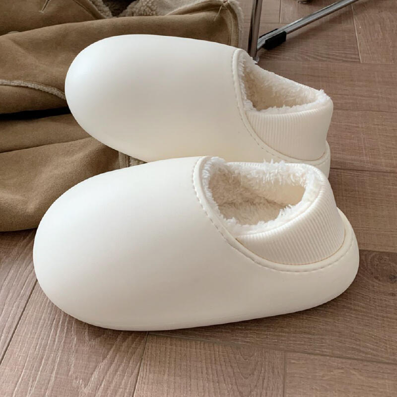 waterproof 2type fluffy roomshoes