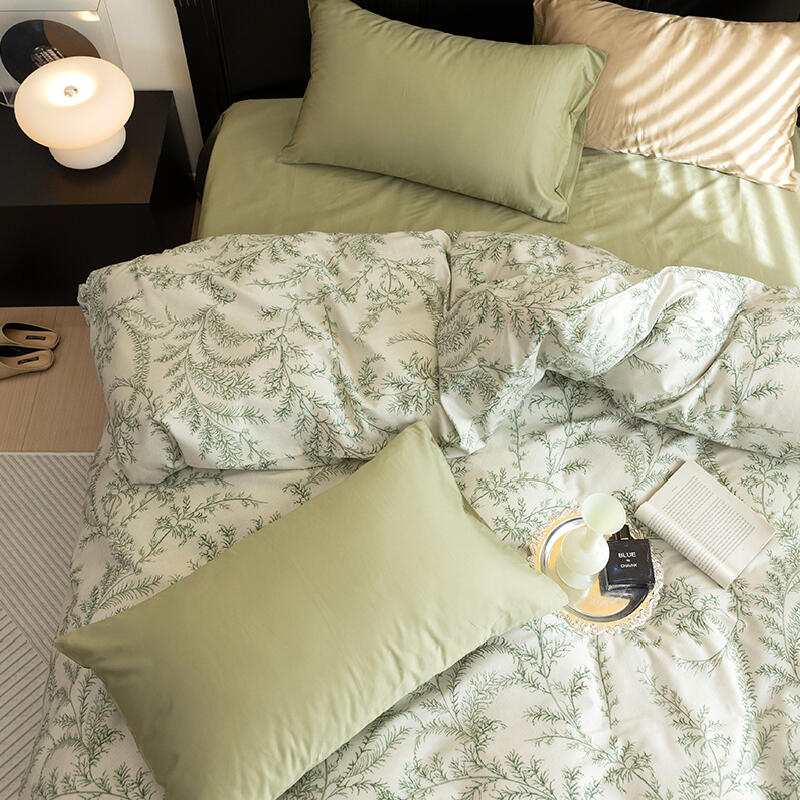 6design cool satin frill bedlinen set