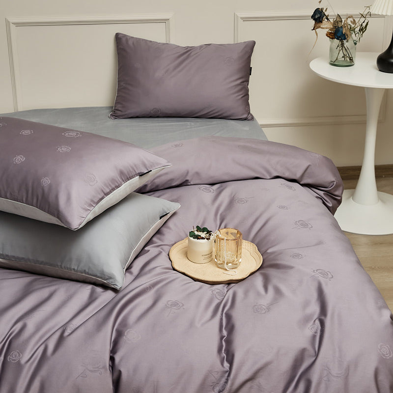 8color glossy velor bedlinen set