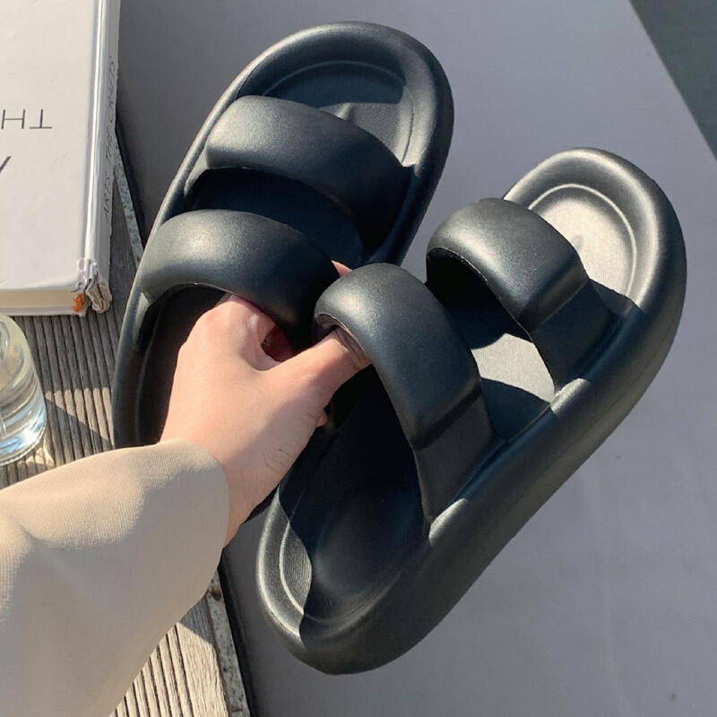 3color belt silicon room shoes