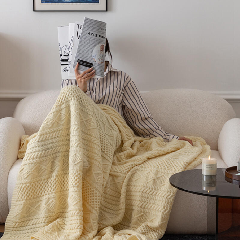 knit design sofacover