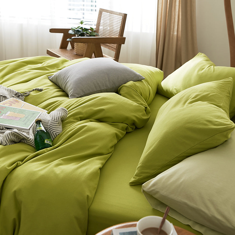 11color simple cotton bedlinen set
