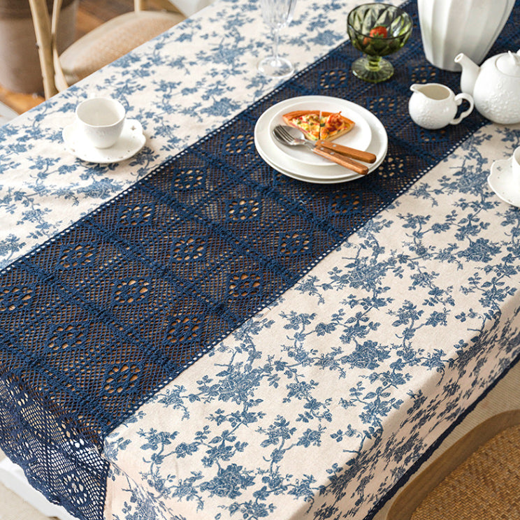 4design country flower table cloth