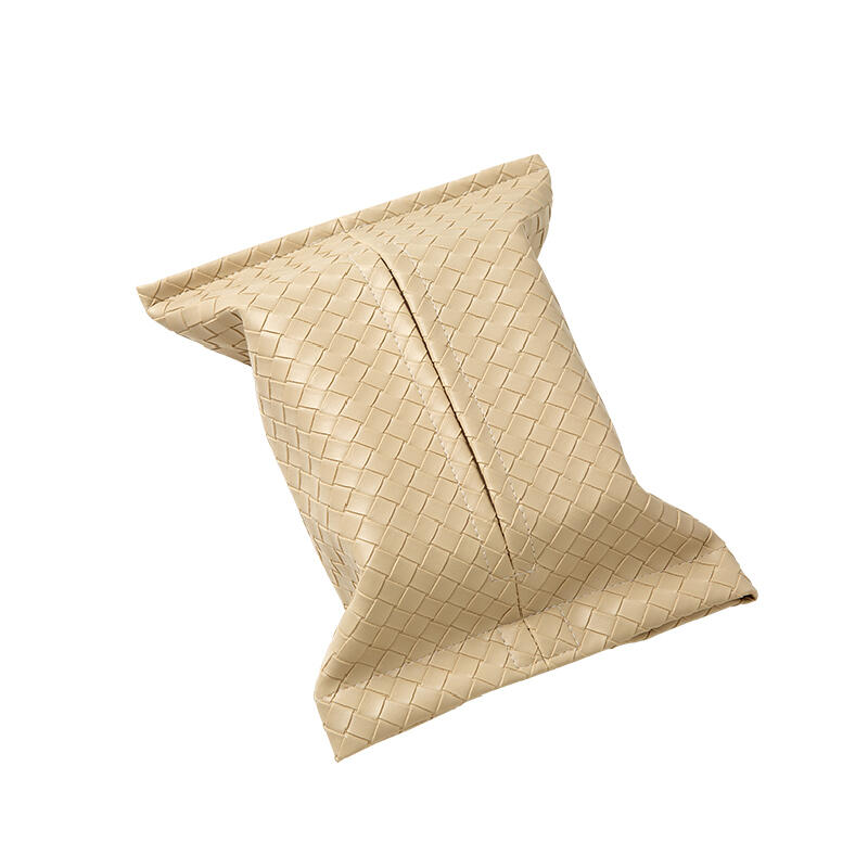 6color leather braided tissue case