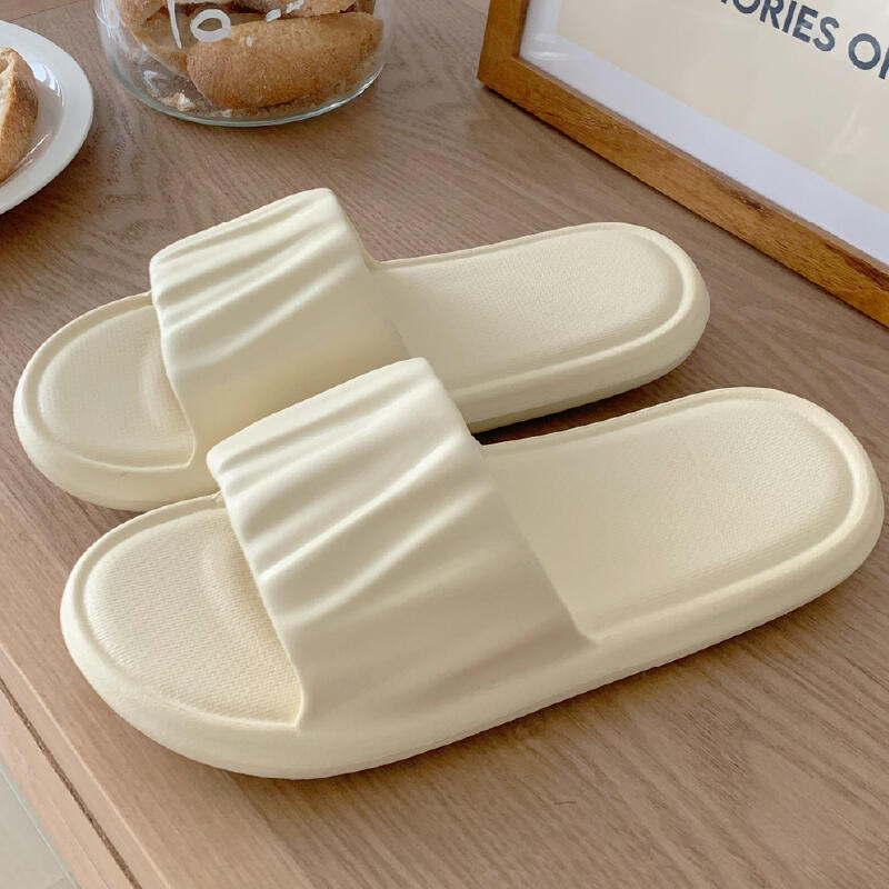 6color simple wave room shoes