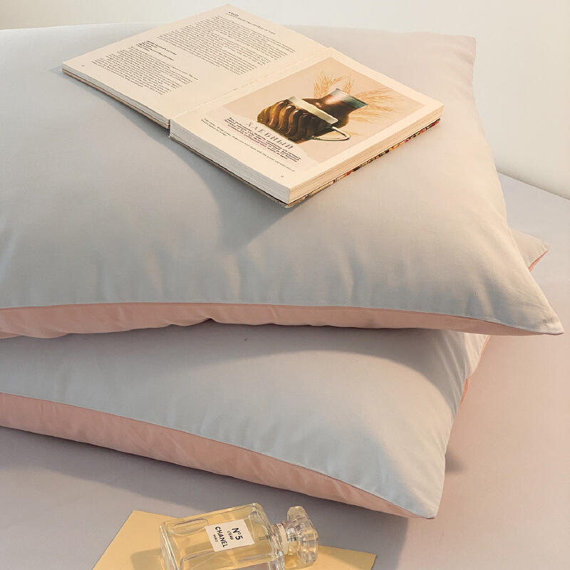 8color pastel bicolor pillow sheets
