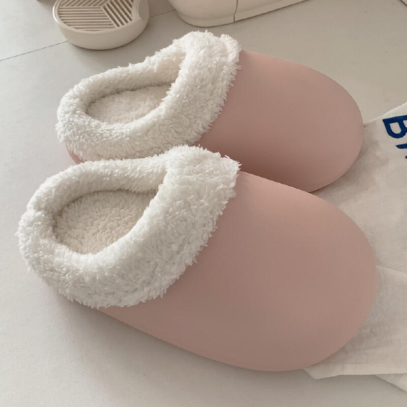 waterproof 2type fluffy roomshoes