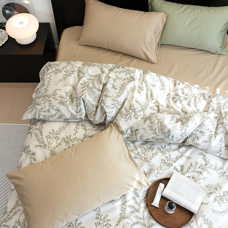 6design cool satin frill bedlinen set