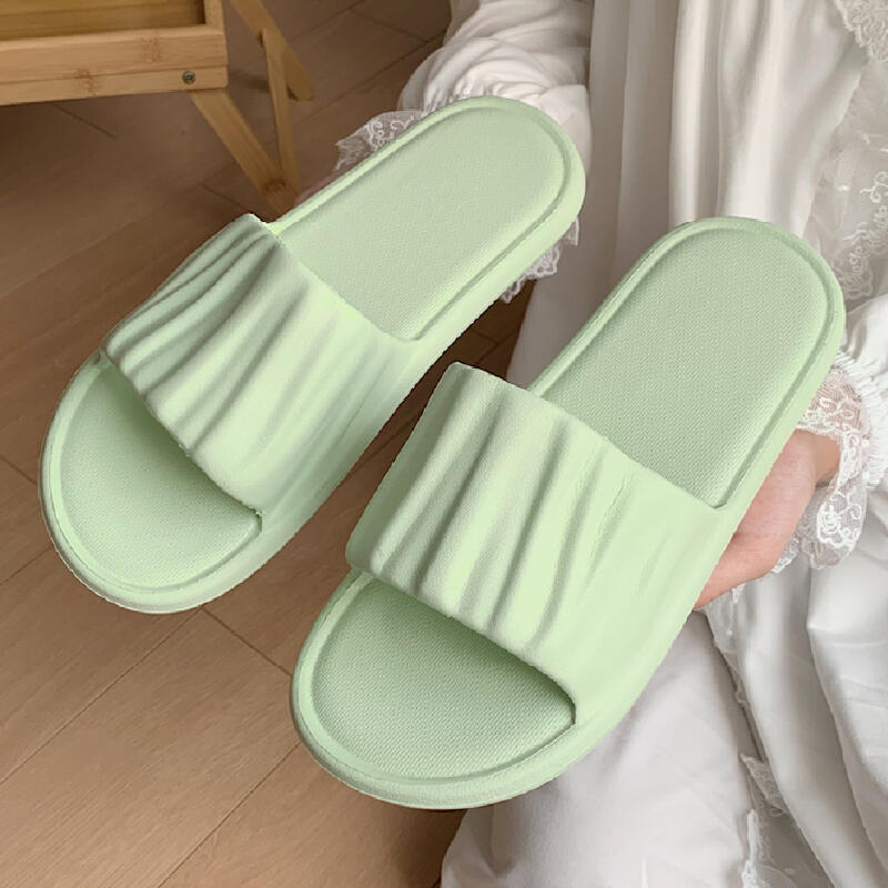 6color simple wave room shoes