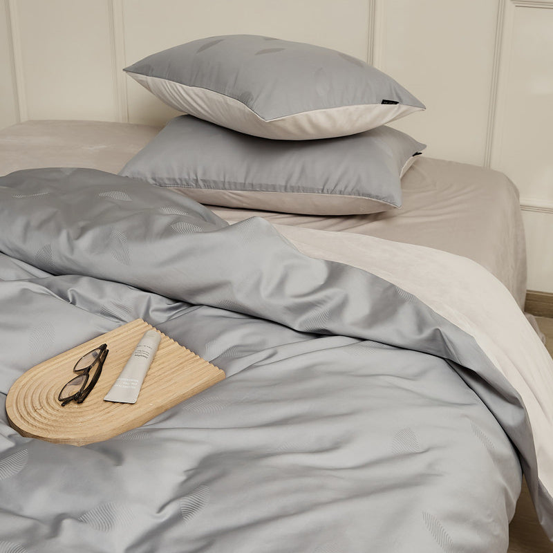 8color glossy velor bedlinen set