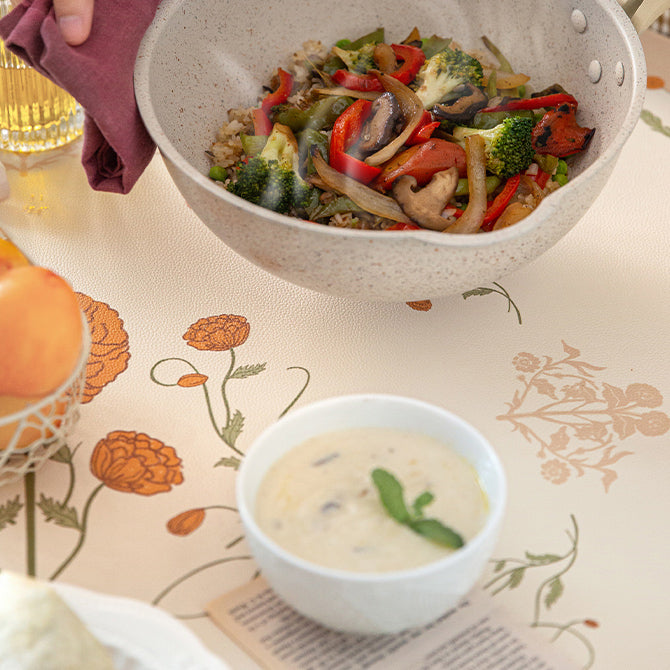 5design orange margarita table mat