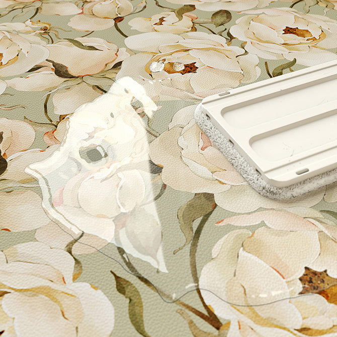 4design romantic flower door mat