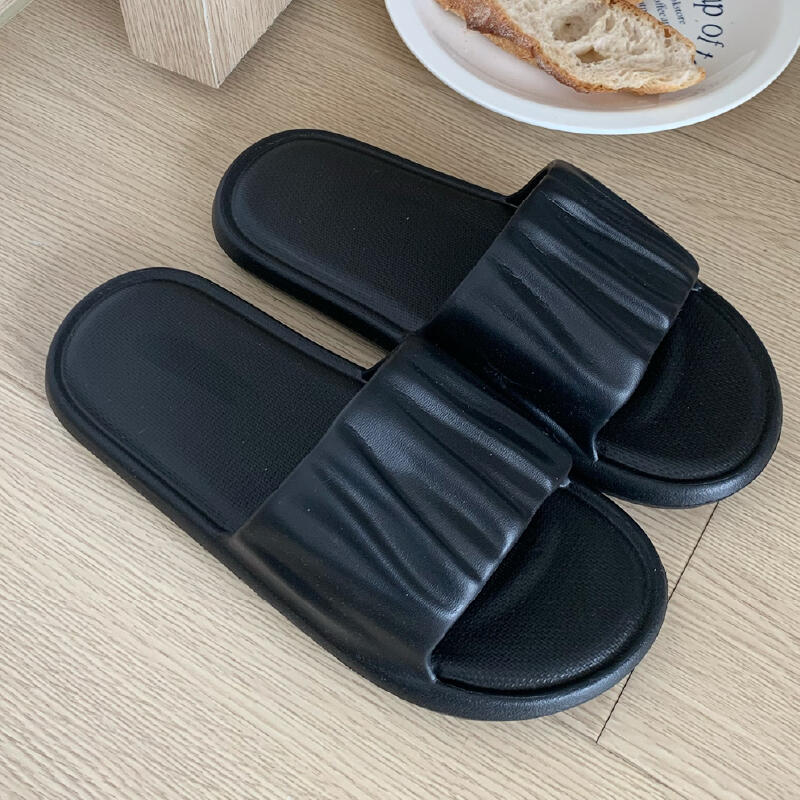 6color simple wave room shoes