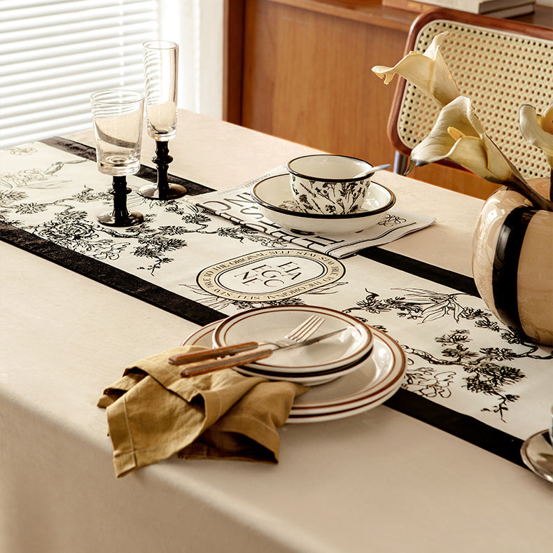 art philosopher logo table runner