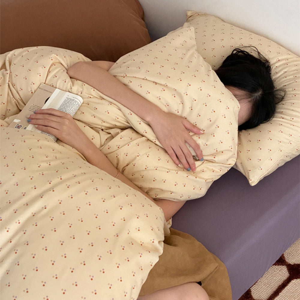 4design natural print bedlinen set