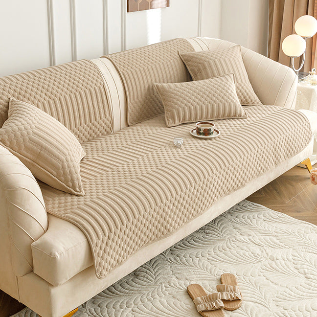 7color embossed pattern sofa cover