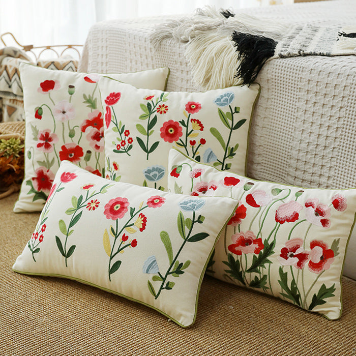 2design colorful retro flower cushion
