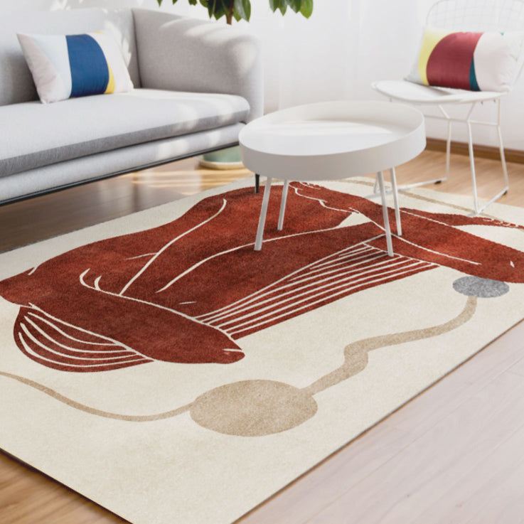 3design abstract painting square carpet