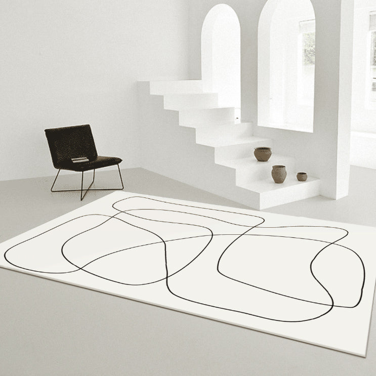 3design simple modern square carpet