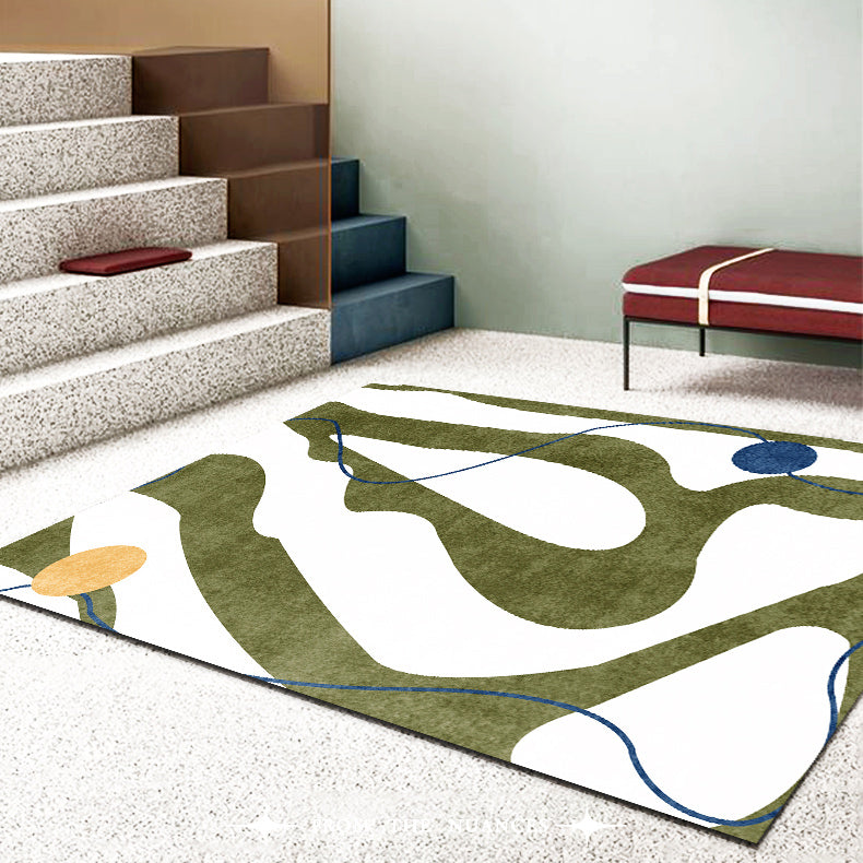 7design modern art square carpet