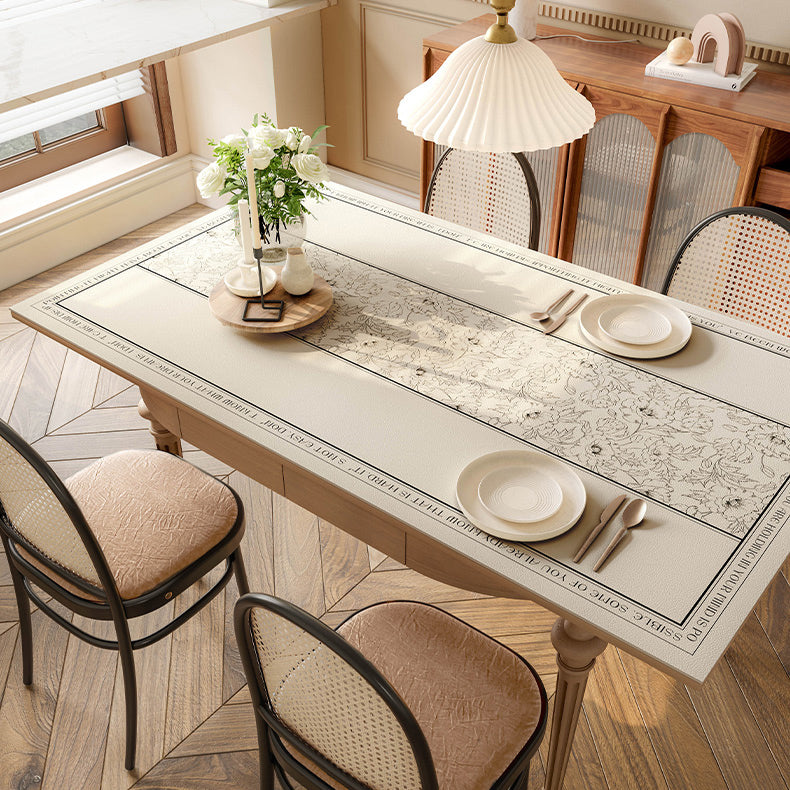 monotone dream simple flower table mat