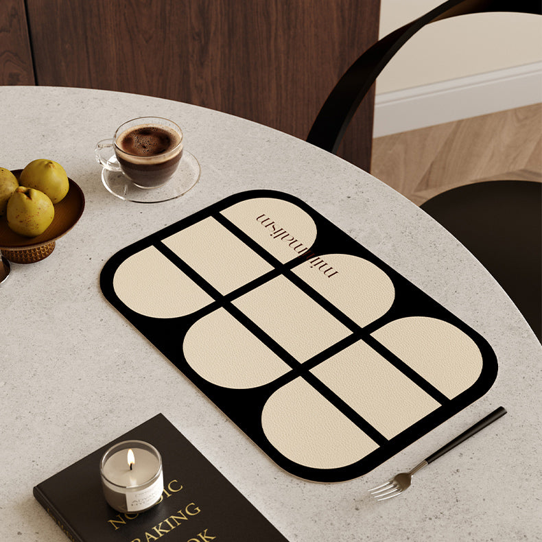 minimalism retro place mat