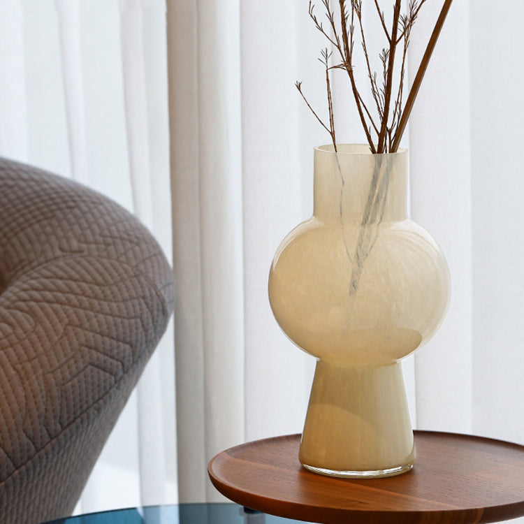 natural beige modern vase