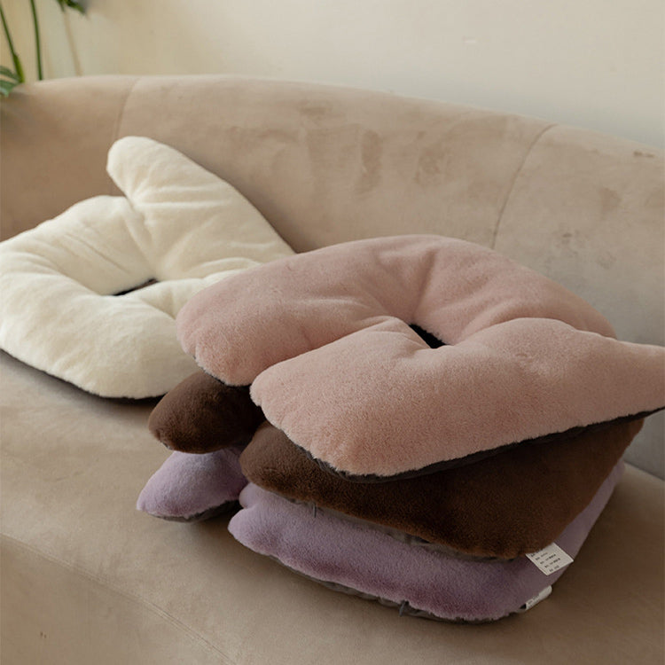 4color square donut cushion