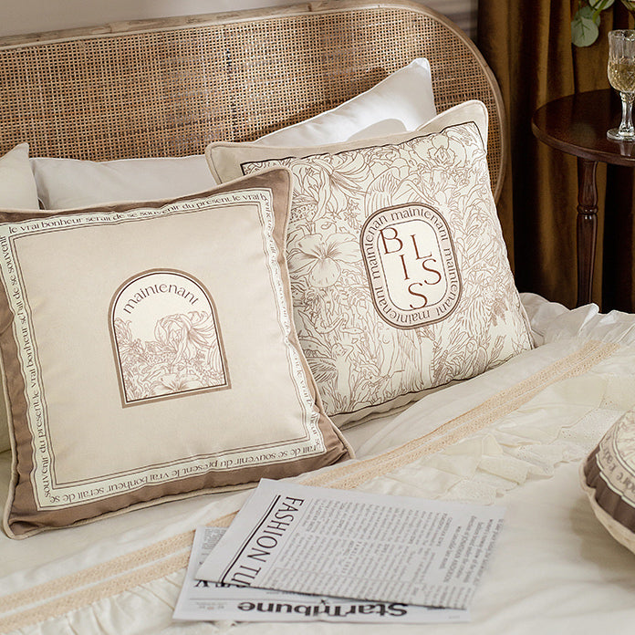 meilleure nature brown cushion