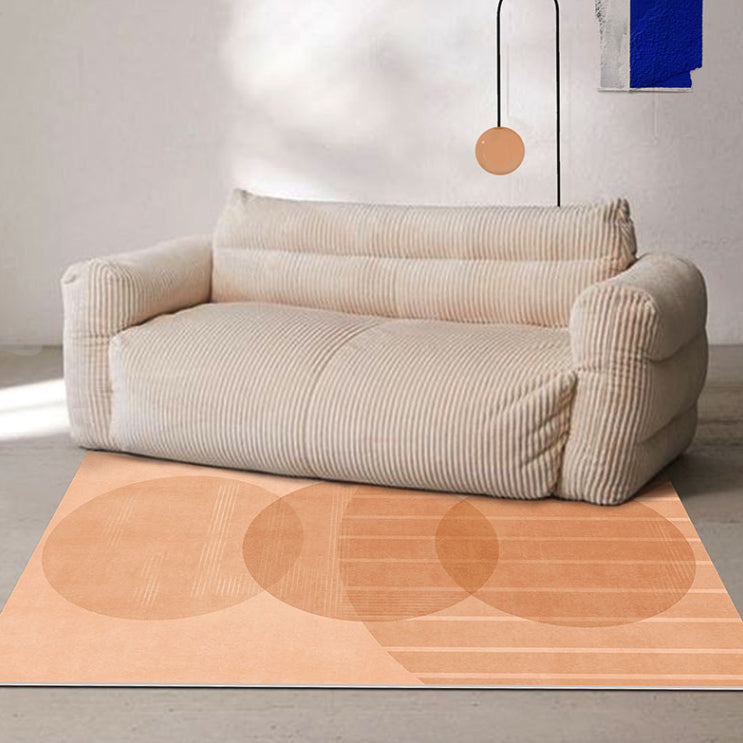 4design brown color square carpet