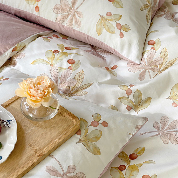 botanical retro bedlinen set