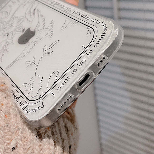 2color retro bird iPhonecase