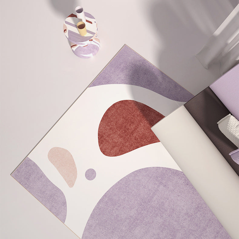 4design purple bubble carpet