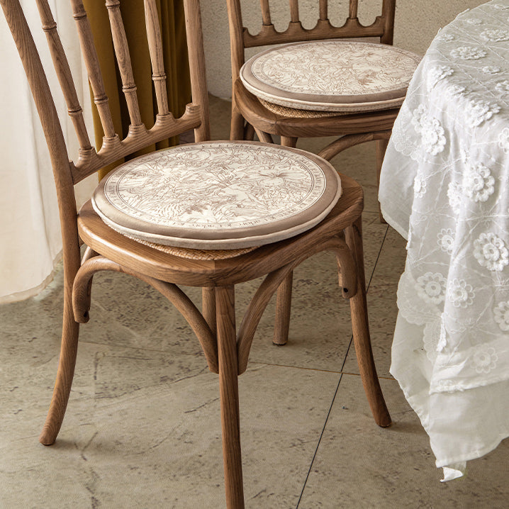 meilleure nature brown round cushion