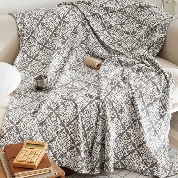 5color ethnic pattern blanket