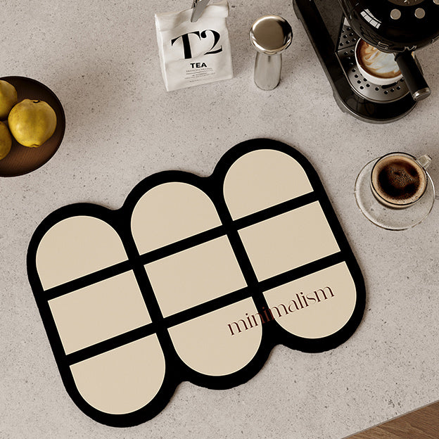 minimalism retro sink mat