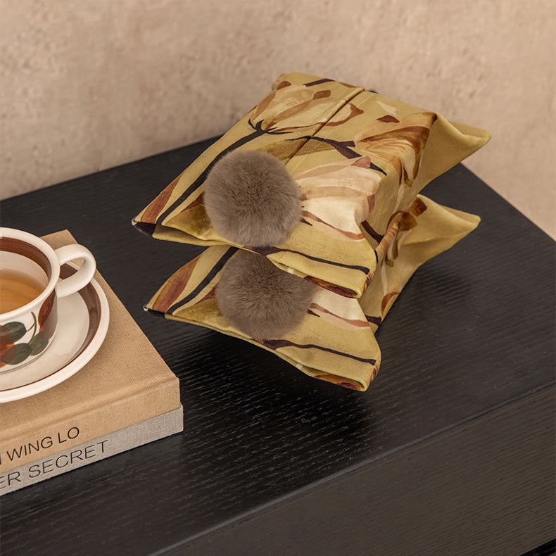 art mustard tulip tissue case