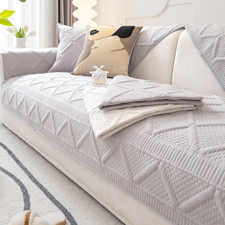 5color diamond stitch sofa cover