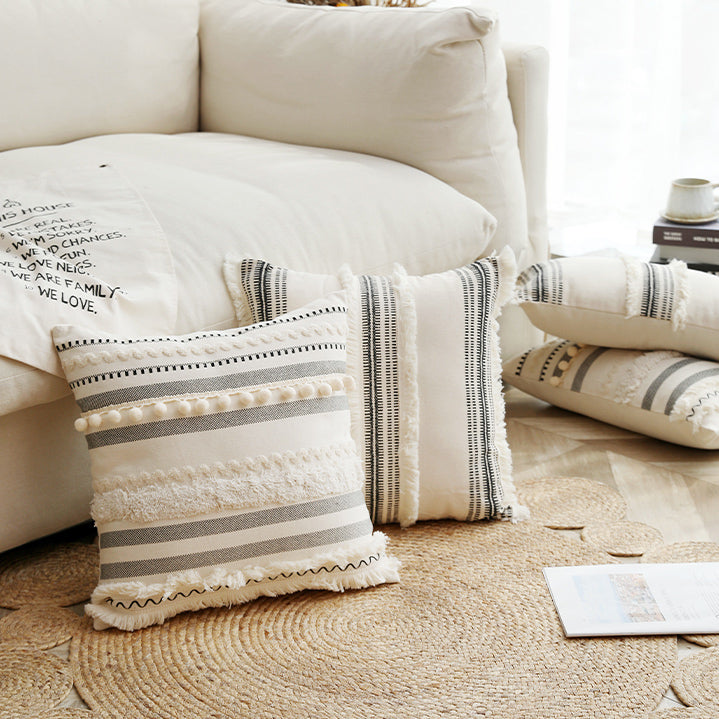 2design border fringe cushion