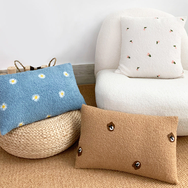 4design mini embroidery towel cushion