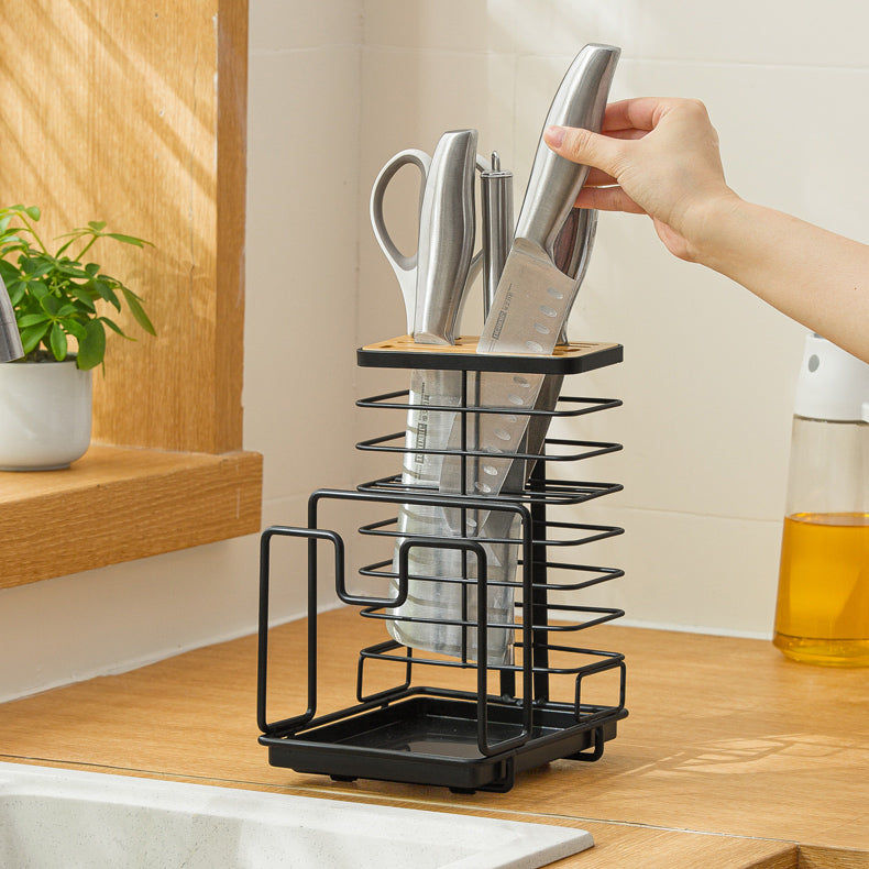 3design cutting board knife stand