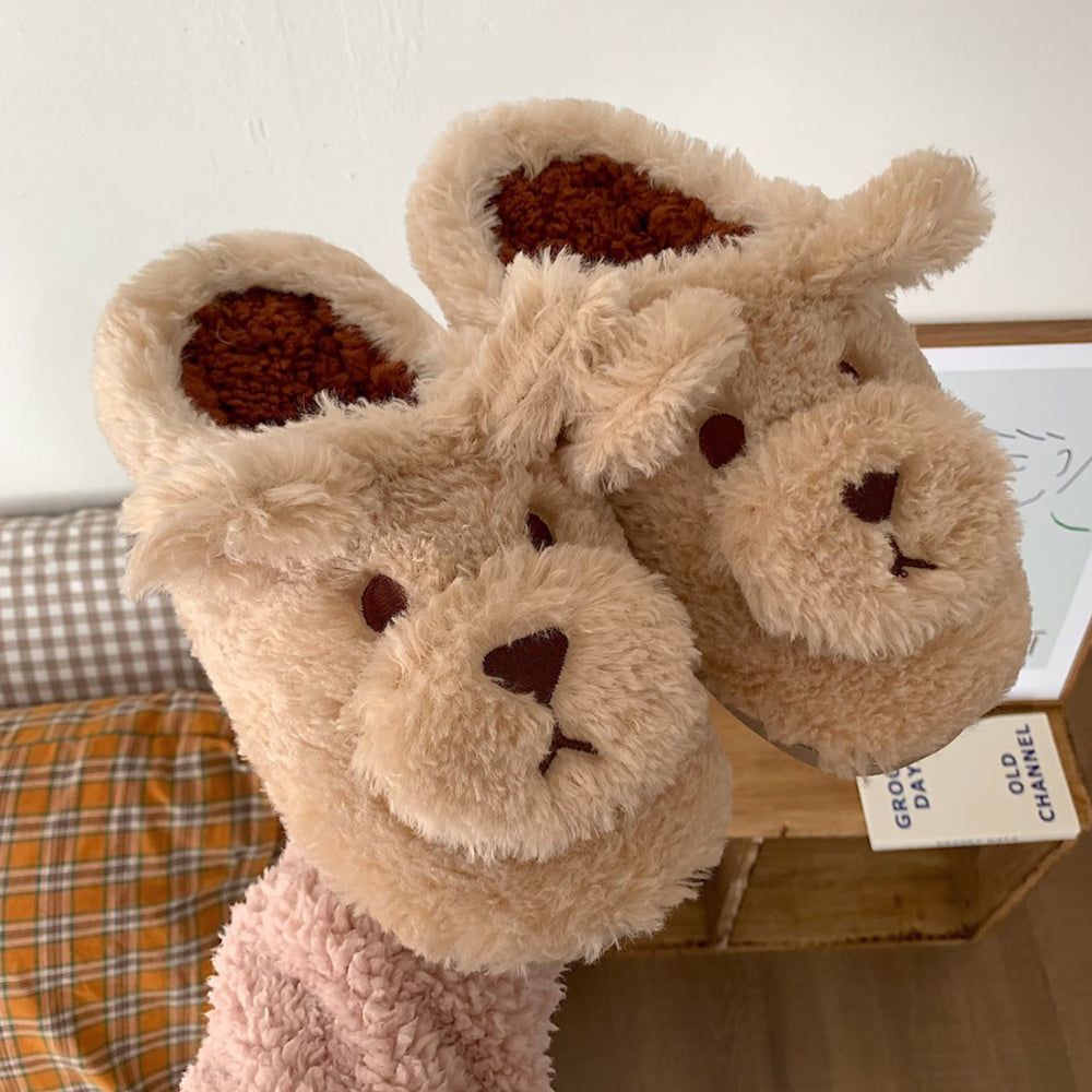 3color far bear roomshoes